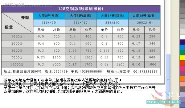 CorelDRAW教程:X4版本表格功能詳解