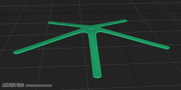 3dsMax制作埃姆斯時尚休閑椅的椅腿