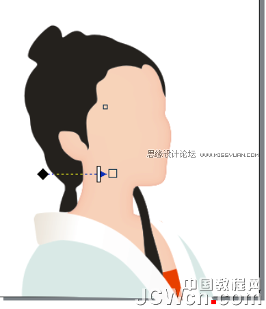 CorelDRAW鼠繪教程:繪制著名詞人李清照