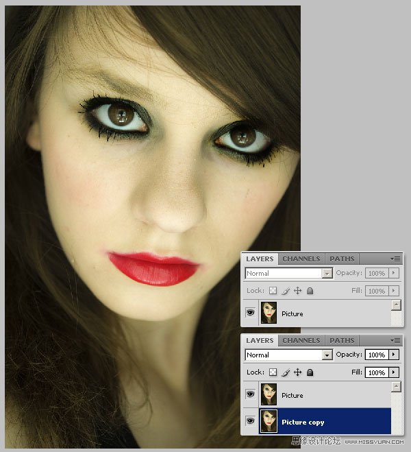 Photoshop制作哥特風格人像效果