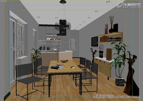 3DMAX實例教程：室內(nèi)光影色彩的表現(xiàn)技法解析