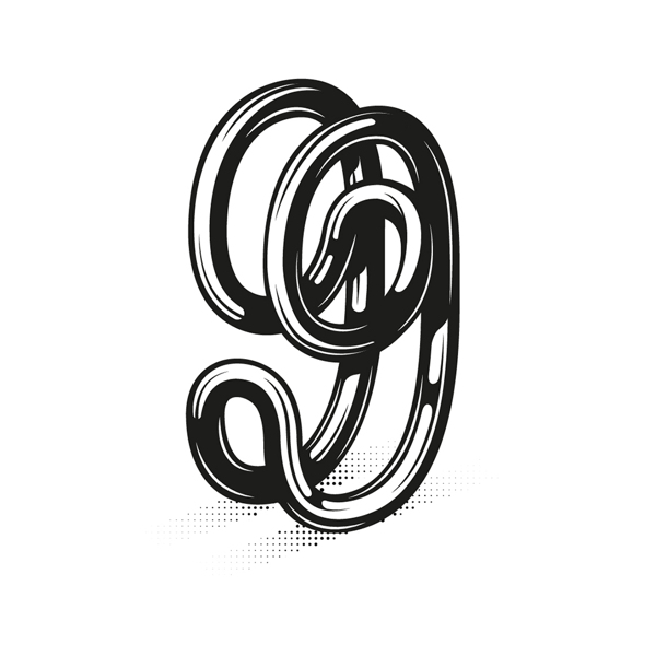 Baimu漂亮的金屬管道字體設(shè)計(jì)欣賞