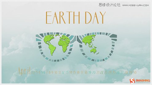 精選2014年4月優秀的日歷桌面壁紙