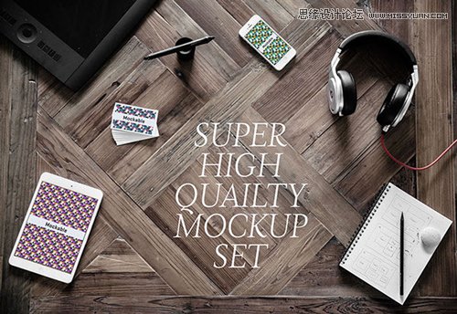 5 high-quality photographic mockups 25款格調(diào)極高的作品展示模板免費下載