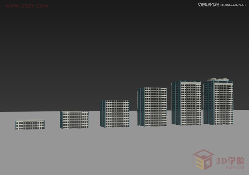3DMAX切片工具制作城市樓房生長動畫效果