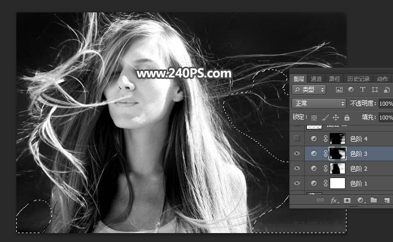 Photoshop多種方法摳出人像亂糟糟的頭發絲