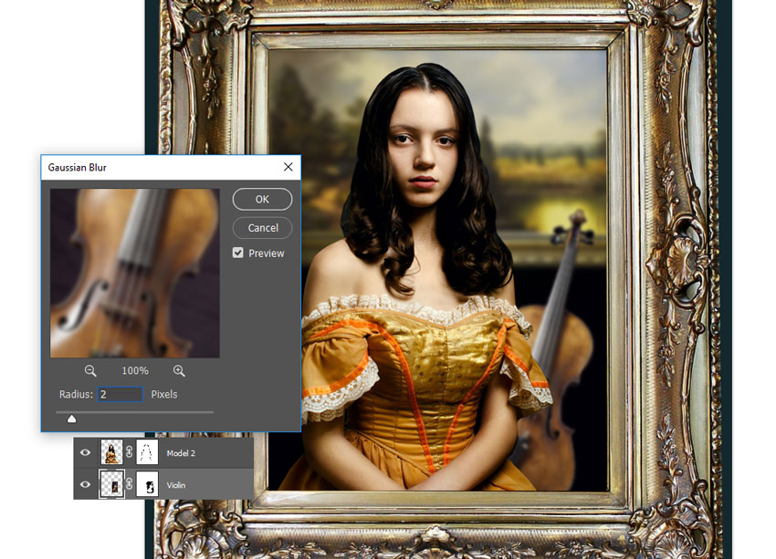 Photoshop制作復古風格的老照片效果【英】